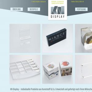 Case Study: KN Display – Logo, Visitenkarte und Website